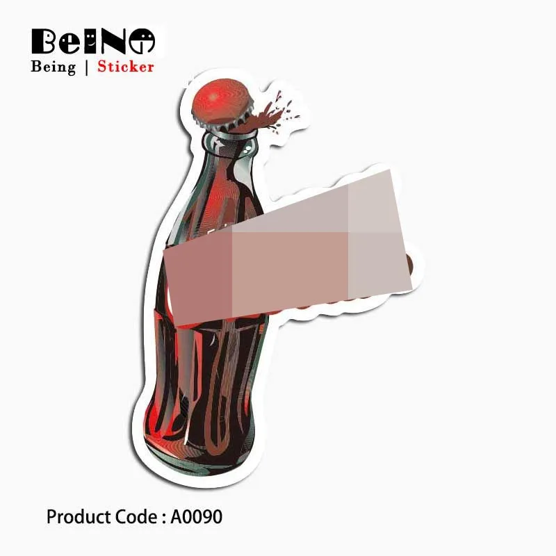 

cola drink sticker soda water bubble cool waterproof suitcase laptop guitar luggage skateboard bicycle toy lovely A0090 stickers