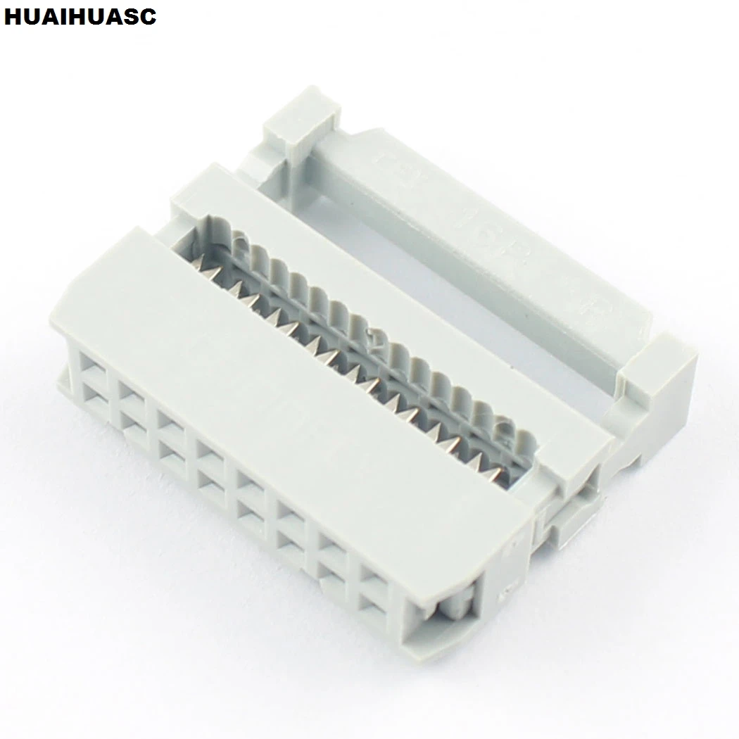 100 шт за лот 2 54 мм Шаг 2x8 Pin 16 гнездо FC разъема IDC наружный коллектор разъем|connector