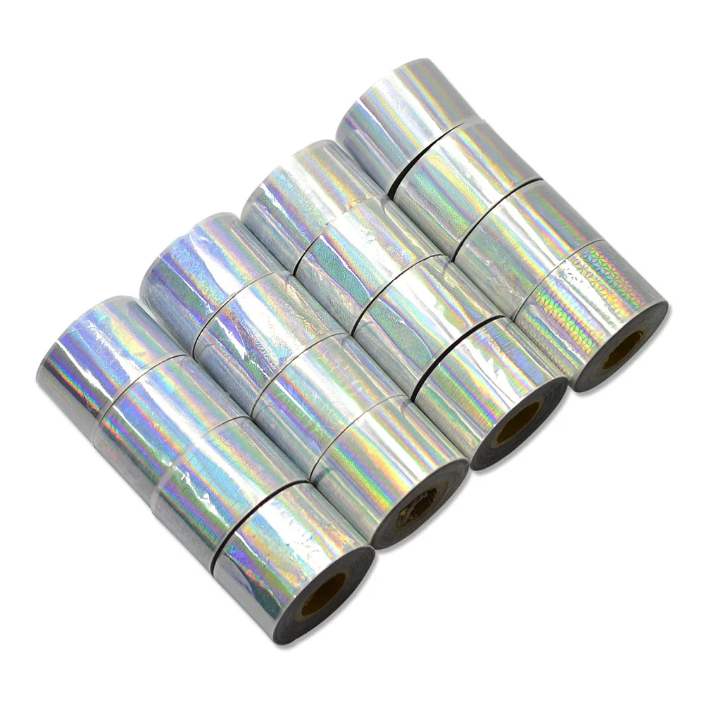 

16 Rolls Mixed Laser Clear Transfer Foils Nail Art Beauty Flower Desgins Sticker Nails Tips 120m 16 Designs Wholesale B01-16