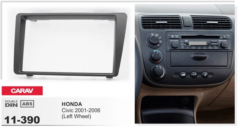 

Frame+android 6.0 car dvd player for honda civic left wheel 2001-2006 multimedia touch screen autoradio tape recorder headunits