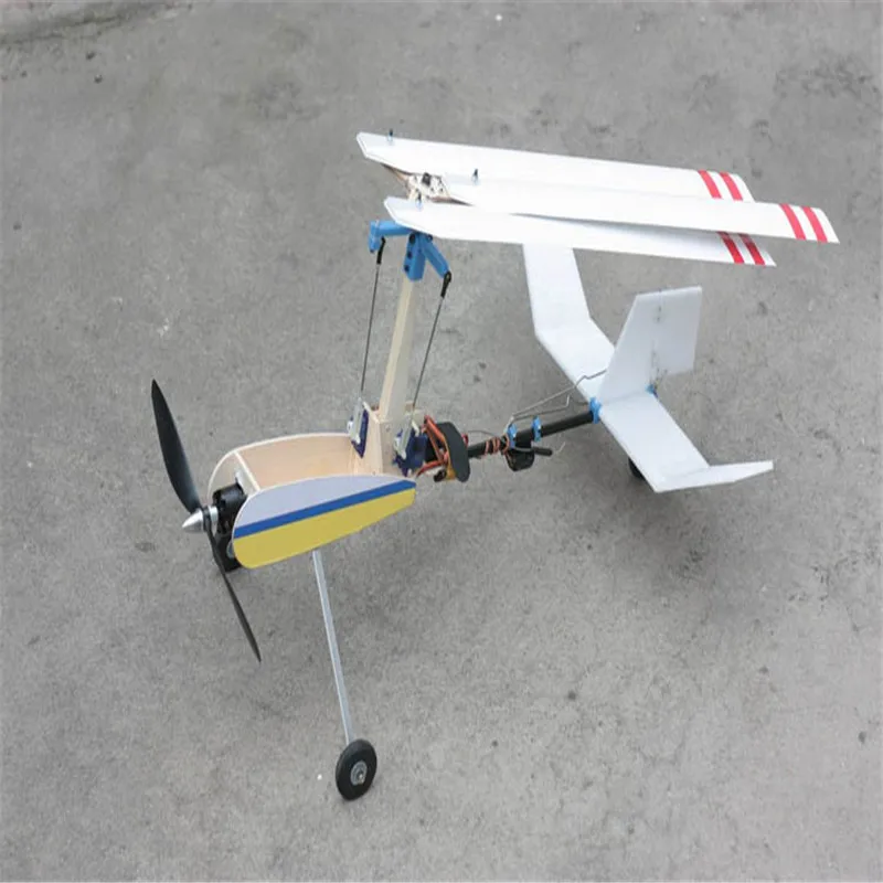 New Luobo V2S Dual Operation Autogyro Gyroplane Airplane Model KITin