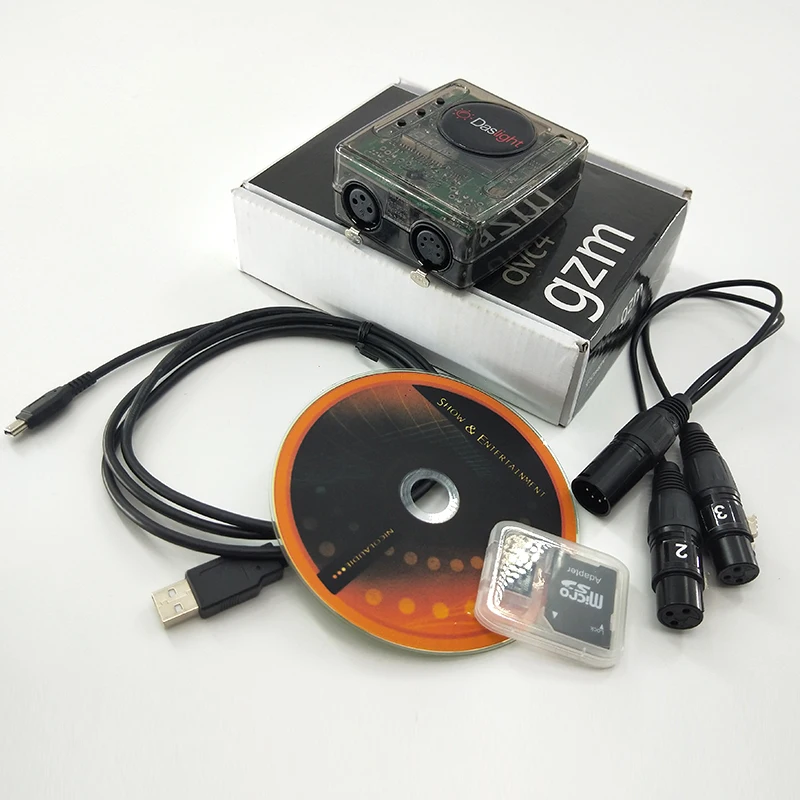 DVC4 GOLD Daslight Virtual Controller DMX USB Lighting Interface for