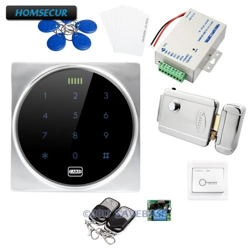 HOMSECUR IP67 Fully-Potted Waterproof Metal Access Control Set With Electric Lock For Outdoor Security HOMSECUR IP67 Fully-Potted Waterproof Metal Access Control Set With Electric Lock For Outdoor Security