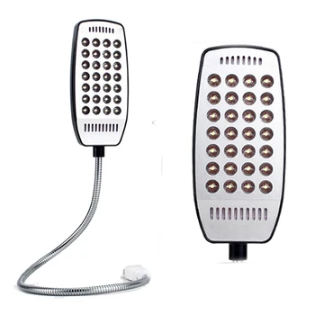 

HHTL-Adjustable USB 28LED Desk Table Lamp Reading Light Flexible Switch