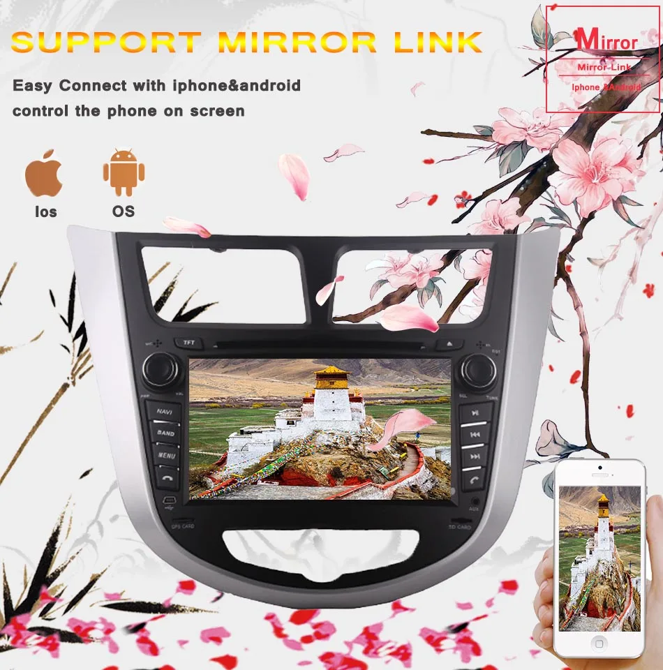 Cheap Android 9.0 Octa Core Car DVD Player For HYUNDAI Verna I25 Solaris 2011 - 2015 Radio GPS Navi BT wifi 3/4G LTE Tape Recorder 7 Cheap Android 9.0 Octa Core Car DVD Player For HYUNDAI Verna I25 Solaris 2011 - 2015 Radio GPS Navi BT wifi 3/4G LTE Tape Recorder 7