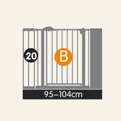 РФ! 85-194 см Пэт собака safte забор ворота безопасности для детей забор изоляции бар - Цвет: 95- 104 cm