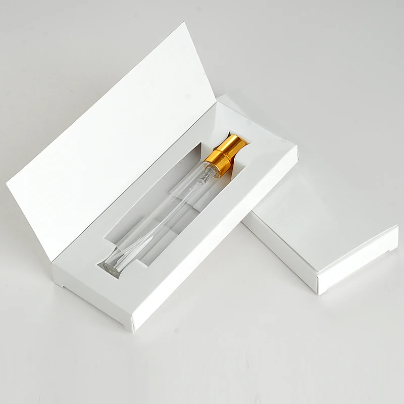 

Wholesale 1000 Pieces/Lot 10 ML Portable Refillable Perfume Bottle With Packaging Paper Boxes Include Print LOGO
