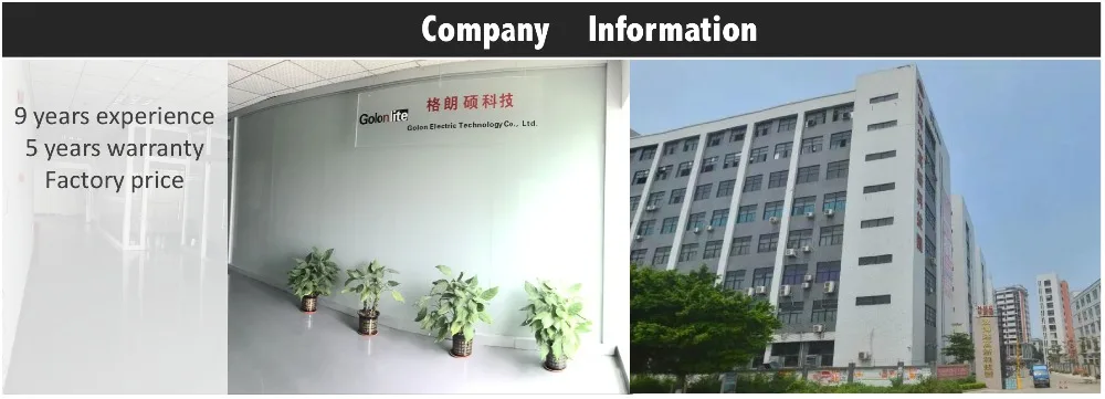 Golon LED light factory