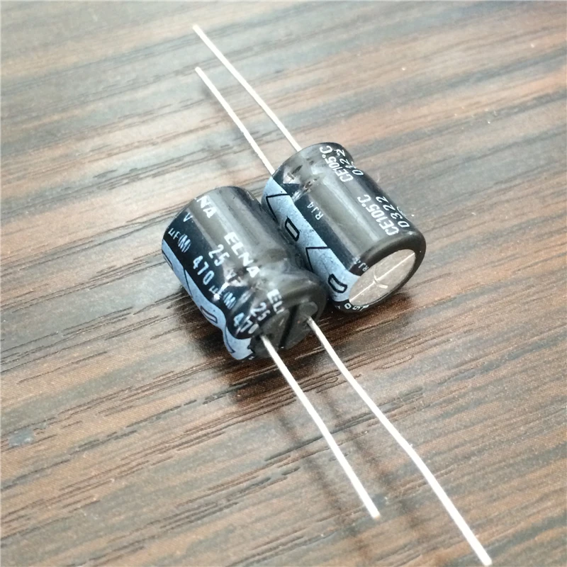 10pcs 470uF 25V Japan ELNA RJ4 Series 10x12.5mm 25V470uF Audio capacitor | Электронные компоненты и