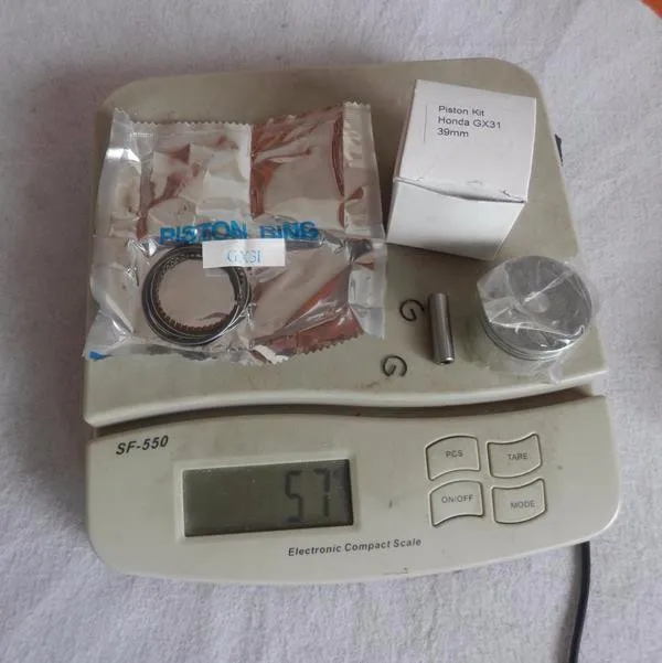 PISTON KIT 39MM HONDA GX31 139F 9