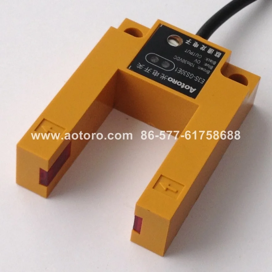 

trough photo switches E3S-GS30E1 NPN made in china Photoelectric sensor