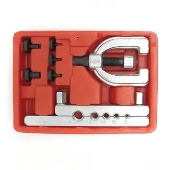 

Pipe Flaring Tool case SAE Standard 45 Degree Double Single Tube Nut Brake Line Flare Flaring Kit Tool for plumbers engineers