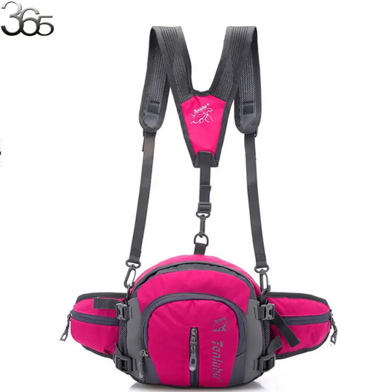 

Free Shipping 1=4Bags! 2018 Hot Selling ! More Color Choice Waterproof Nice Multi-function Nylon Waist Backpack Bag