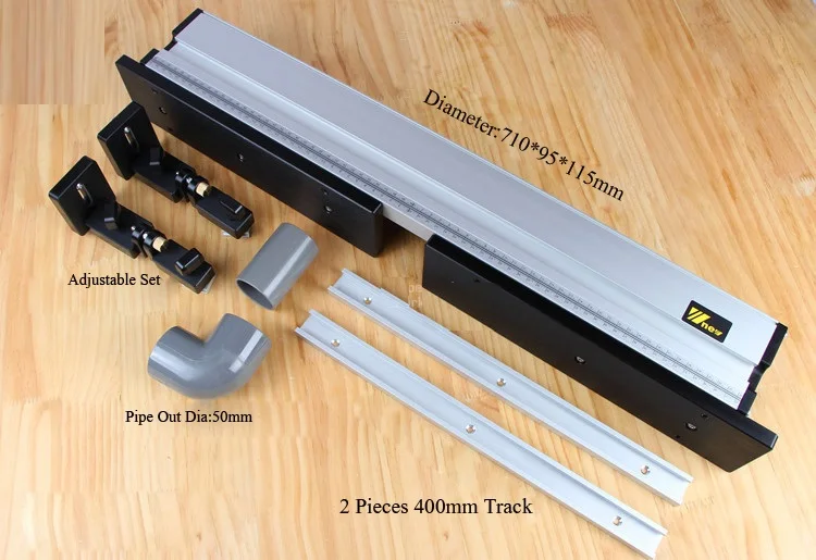High quality Heavy Duty Router Fence with Knob Stops Updated with Dust