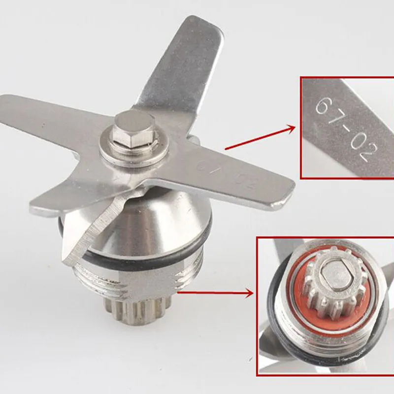 

blenders blades for TWK TM-767 TM-800 JTC-767 JTC-800 ect all jtc and VITAMIX blender 2 in 1 Stainless blade mixer spare parts