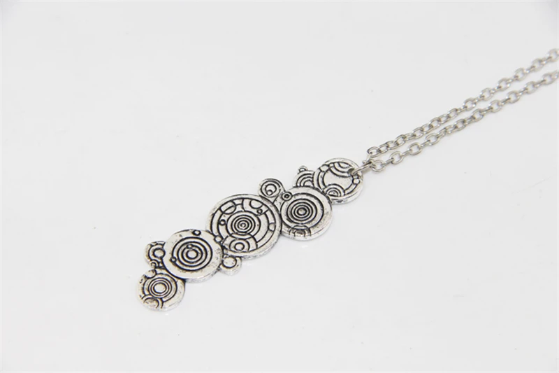 

ZRM 20pcs/lot Wholesale Fashion Vintage Charm Doctor Who Element Pendant Necklace Movie Jewelry Men Women
