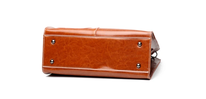 2018 new fashion genuine leather handbags wax shoulder tote bag luxury handbags women bags designer bolsa feminina