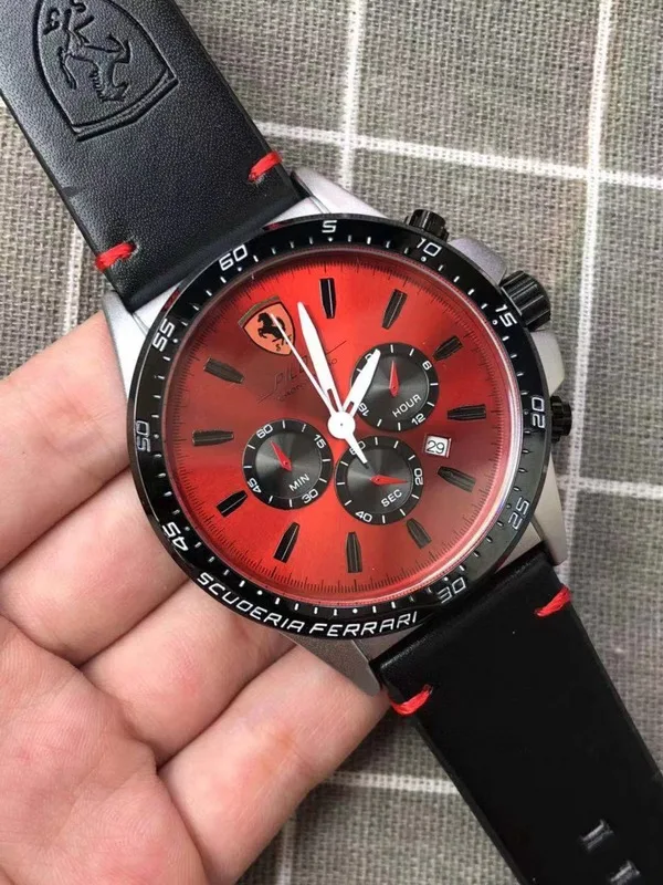 

2019 Luxury Brand for Ferrary Men Silicone Strap Watches Fashion Sports Casual Quartz Wristwatch Relogio Masculino Reloj Hombre