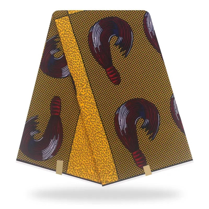 

2019 New Design Wax African Clothing High Quality 100% Cotton African Fabric For Party Dress Hot Sale Design ! J70156