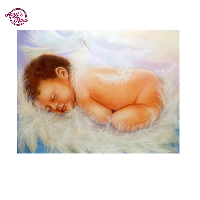 baby schilderij baby schilderij