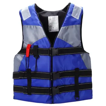 

AUTO Adult Sailing Swimming Life Jacket Vest Foam Floating Waterproof oxford With a whistle
