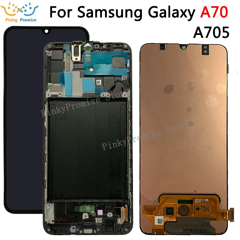 

6.7' For Samsung Galaxy A70 LCD A705 A705F SM-A705F Display Touch Screen Digitizer Assembly A70 2019 For SAMSUNG A70 LCD A705DS
