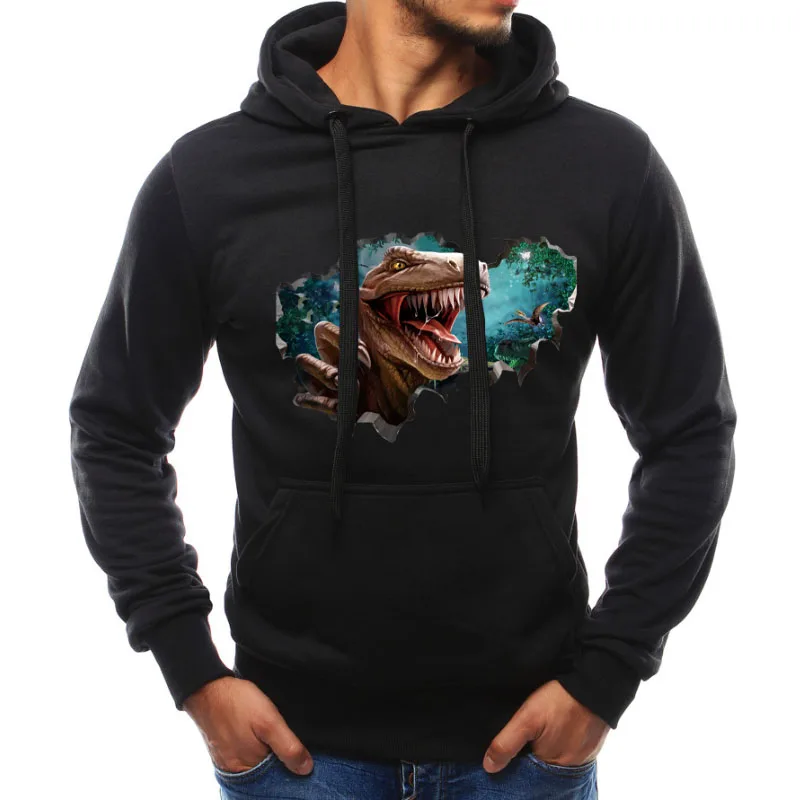 

2019 New Men's Sweaters Sleek Minimalist Design Personalized Print Spring and Autumn Winter Long-sleeved Hooded Men's Sweater