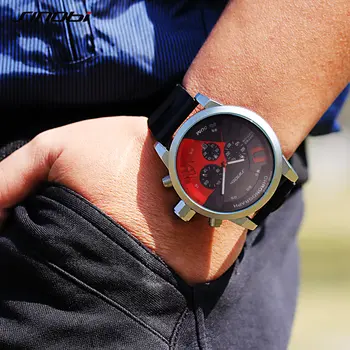 Mens Watches Top Luxury Brand Men Rubber Sports Watches Fast Passion SINOBI Men's Quartz Chronograph Clock Military Wrist Watch classic dual movement design automatic quartz watches clock mens watches top brand luxury watch men skeleton wrist watch