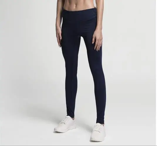 Женские Компрессионные спортивные штаны для йоги, эластичные трико для упражнений, для бега, бега, фитнеса, бега, для спортзала, йоги, тонкие леггинсы - Цвет: sapphire blue