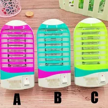 220 В Plug Электронный Mosquito Убийца лампы против комаров Fly насекомых мухобойка бытовой комаров ловушку