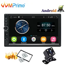 AMPrime Авто Радио 2 Din Android gps навигация автомобильное радио стерео 7 «1024*600 Универсальный Автомобильный плеер wifi bluetooth usb аудио