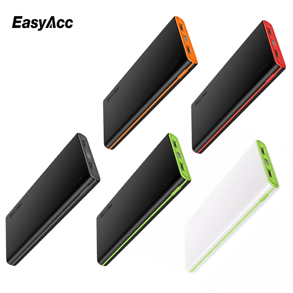 bilder für EasyAcc 10000 mah Energienbank Schnellladung Externe Akku (2.4A Intelligente Ausgang) Dual USB Power für iPhone 6 Samsung Tablet bilder für EasyAcc 10000 mah Energienbank Schnellladung Externe Akku (2.4A Intelligente Ausgang) Dual USB Power für iPhone 6 Samsung Tablet