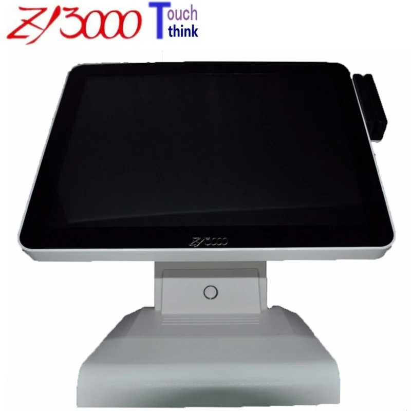 Nuovo 15 Pollici J1900 4G Di Ram 64G Ssd Wifi Vfd Display Cliente Touchscreen All In One Terminale Pos Con Msr Lettore Di Schede