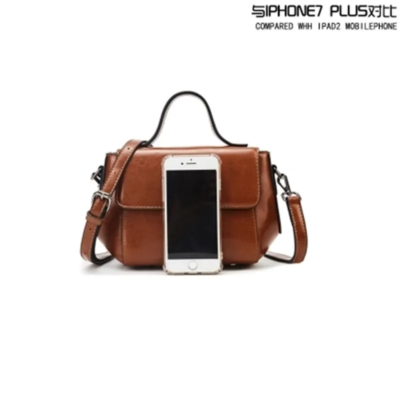 

Ougger Crossbody Bags for Women Vintage Style Brown Oxford Hasp Shell for Daily life,Going out