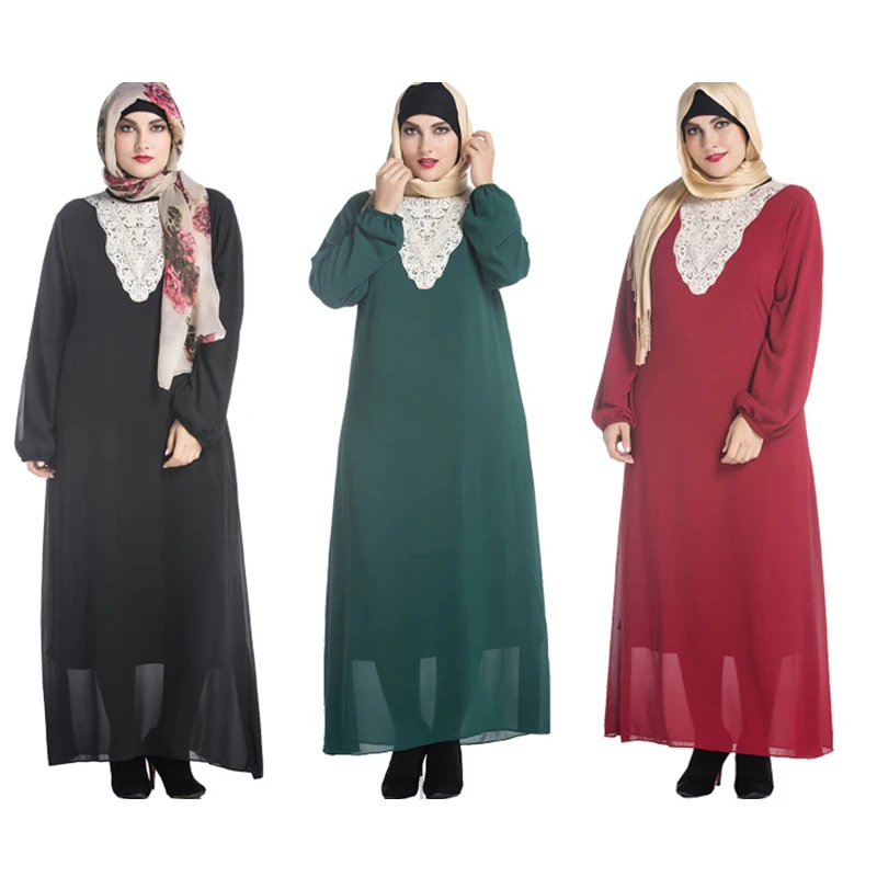 

Womens Oversized Muslim Islam Arab Malaysia Abayas Kaftan Dresses Loose Robe Ethnic long Sleeve Pullover Dress 5XL 6XL 7XL 2019