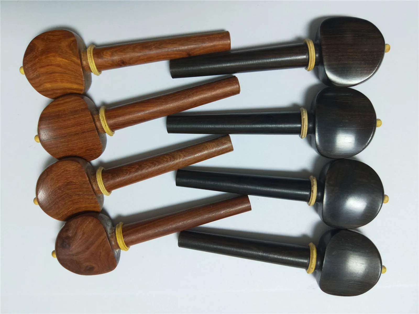 4 PCs Quality Cello Pegs Ebony Pegs or Rose Wood Pegs In 4/4 cello parts En...