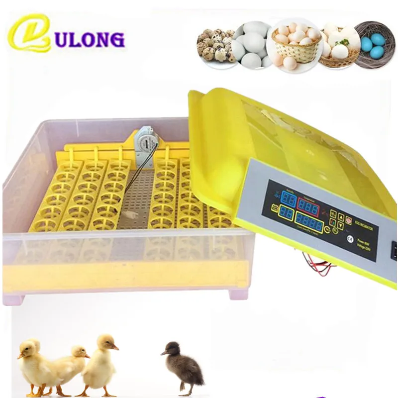 Домашнее использование небольшой инкубатория Мини автоматический 48 яиц