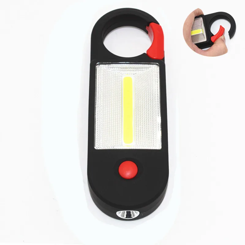 

Portable Mini LED Flashlight Work Light Lamp with Magnet Hanging hook light Structure for Outdoor Camping Sport & Home use