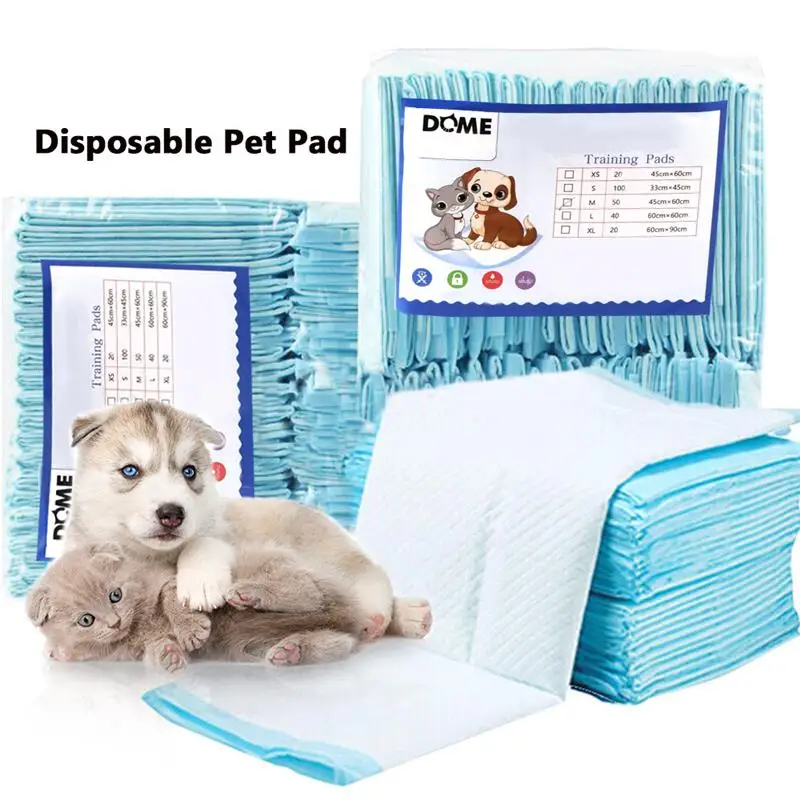 50 pcs Dog Mat Urine Pad Disposable Diaper for Pet Dog Training and Puppy Pads pee Necessary