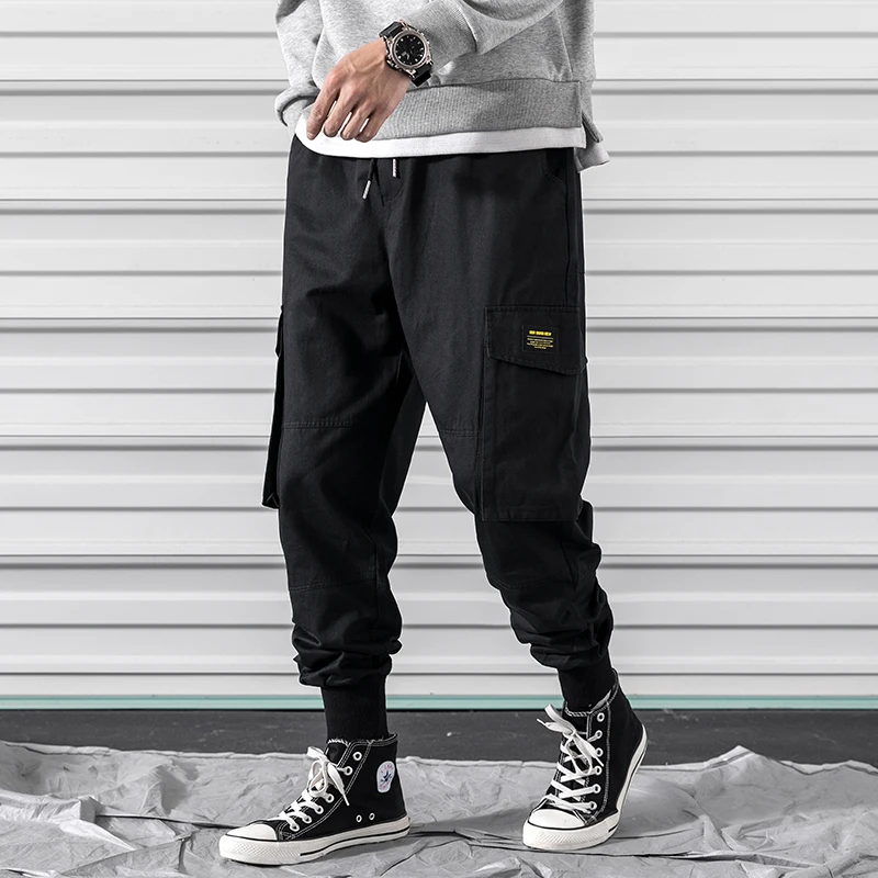 M-3XL 2019 Spring Track Pants Men Sweatpants Mens Joggers Pants Cargo Camo Tactical Harem Pantalon Chandal Hombre