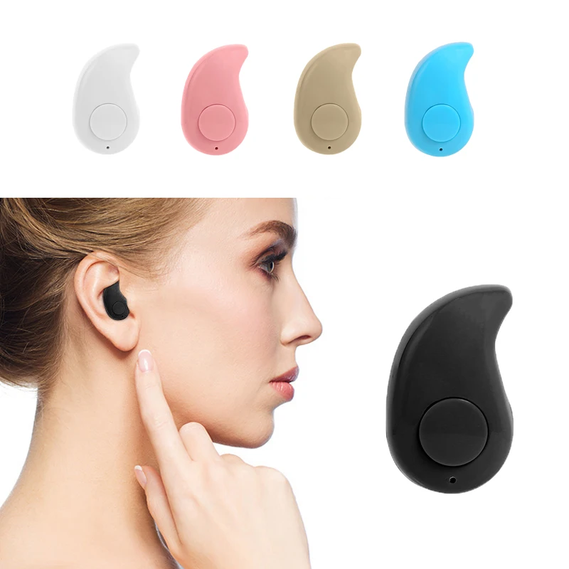 

S530 Mini Wireless Bluetooth Earphones in Ear Sport with Mic Handsfree Headset Earbud for for Huawei iPhone 7 8 X Samsung
