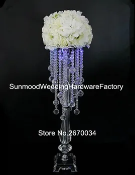 

Crystal Pillar for Wedding Walkway,Wedding Decoration Crystal candle Pillar