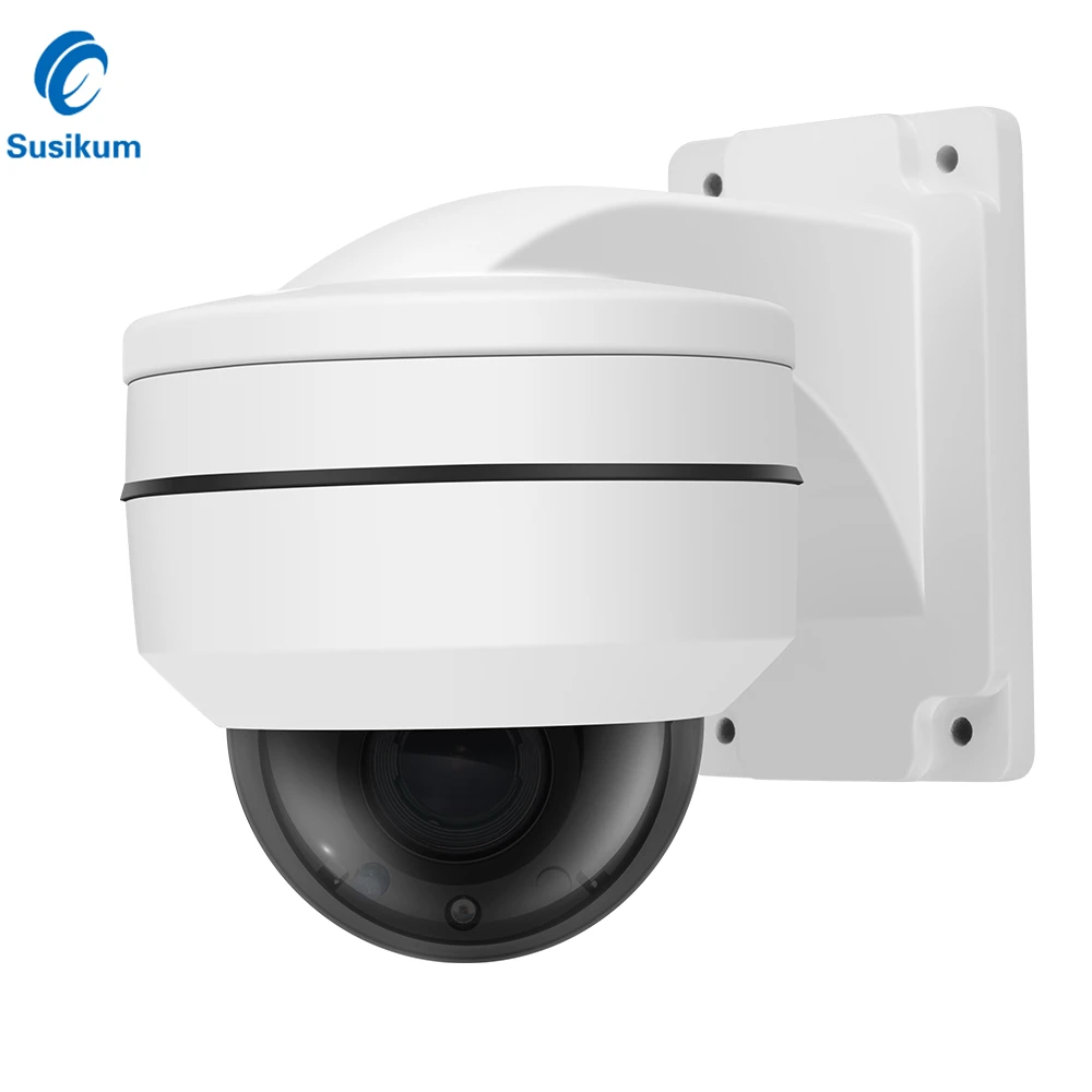 Мини Купол PTZ 5 Мп IP 2 8 12 мм Моторизованный объектив 4 кратный зум ONVIF