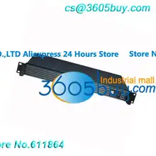 1U Server chassis mini ITX motherboard chassis Aluminum panel Concealed in the wind