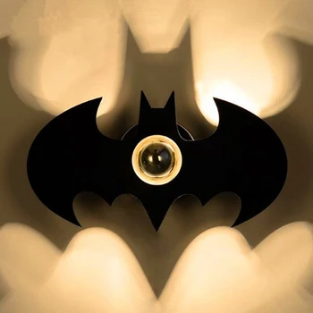 

Fashion Modern Art High Grade Wall Lamp For Home Bedroom Living Room Decoration Wall Light Black Batman