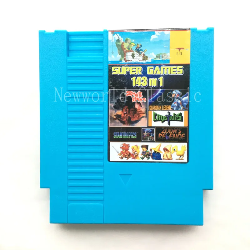 

Super 143 in 1 Video Games collection 72 Pins Game Card For 8 Bit Game Player