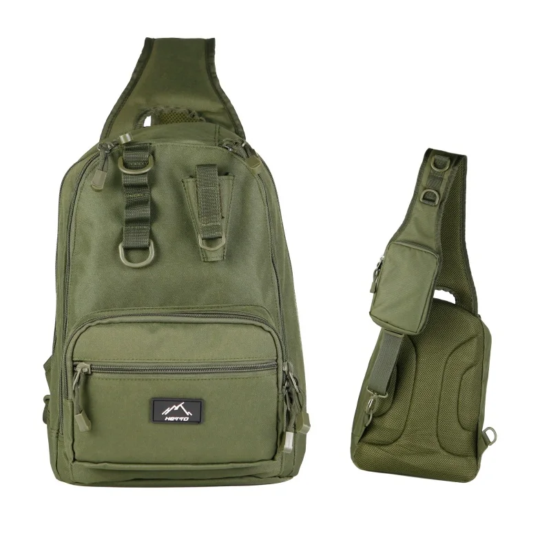 

Hetto Waterproof Fishing Bag Fishing Tackle Sling Shoulder Crossbody Nylon Chest Bag Pack Fly Fishing Bags Light Weight Gear