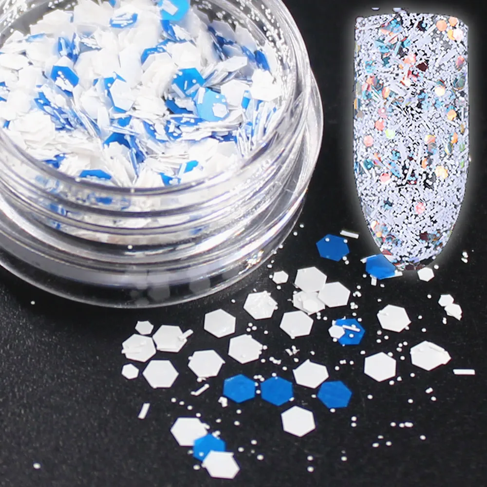 1 Pcs Snowflake Glitter Eyeshadow Glitter Eyes Palette Monochrome Eyes Shimmer Powder Makeup Tool Dance Party Decorations CHS10