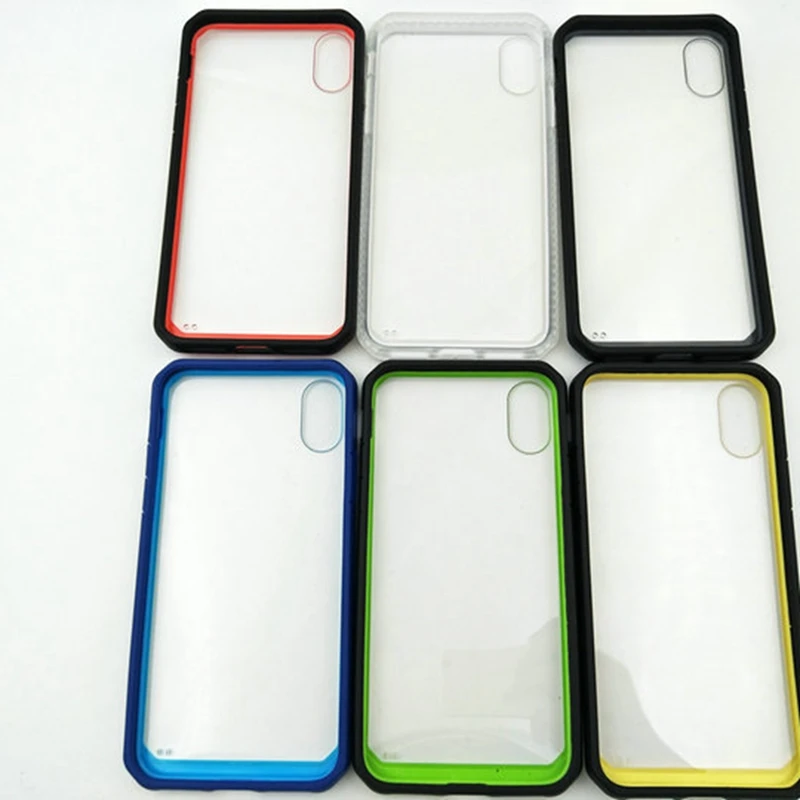 

Acrylic Bumper Colour Mobile Phone Case For Iphone 8 7 6 6s Mobile Phone Protective RhinoShield Colour Case 8 7 6 6s Plus Cases