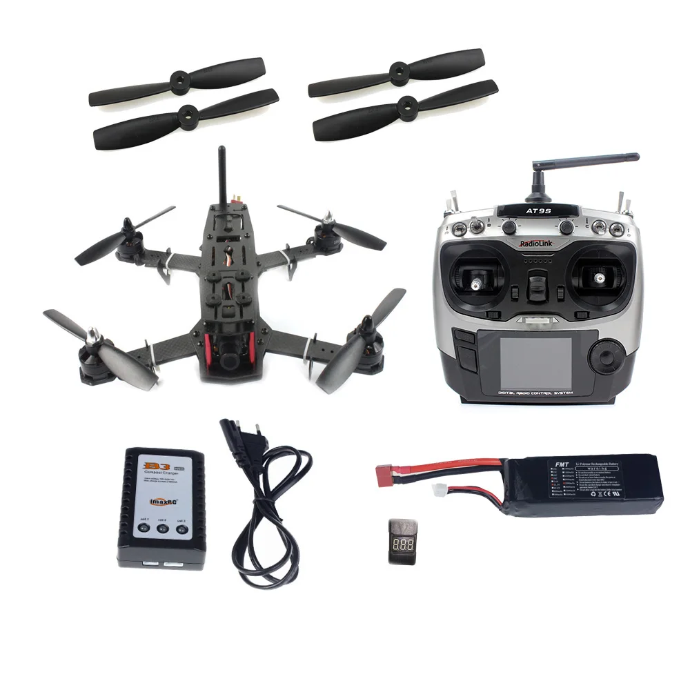 JMT DIY Racer 250 FPV RTF Drone with SP Racing F3 Flight Controller CCD Camera Radiolink